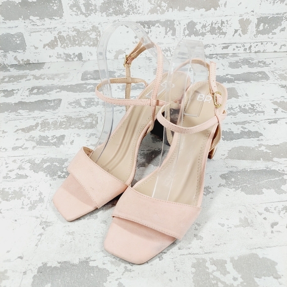 NEW BP Larissa Block Heel Slingback Ankle Strap Summer Sandals X419 - Picture 2 of 16